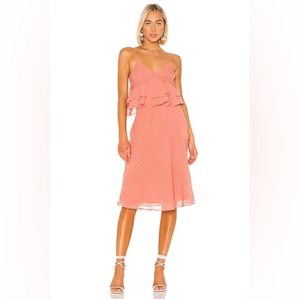 House of Harlow 1960 x REVOLVE Nelia Midi Dress in Rose xs